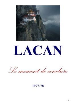 Le moment de conclure